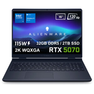 Dell Alienware 16 Aurora Intel Core 9 270h 32gb Ddr5 2tb Ssd Rtx5070 8gb 115w 16 Inç 2k Wqxga 120hz Wva W11 Home Gaming Laptop (ac16250 C932157wv1) 1