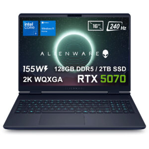 Dell Alienware 16x Aurora Intel Core Ultra 9 275hx 128gb Ddr5 2tb Ssd Rtx5070 8gb 155w 16 Inç 2k Wqxga 240hz 3ms Wva W11 Home Gaming Laptop (ac16251 Cu932157wv4) 1