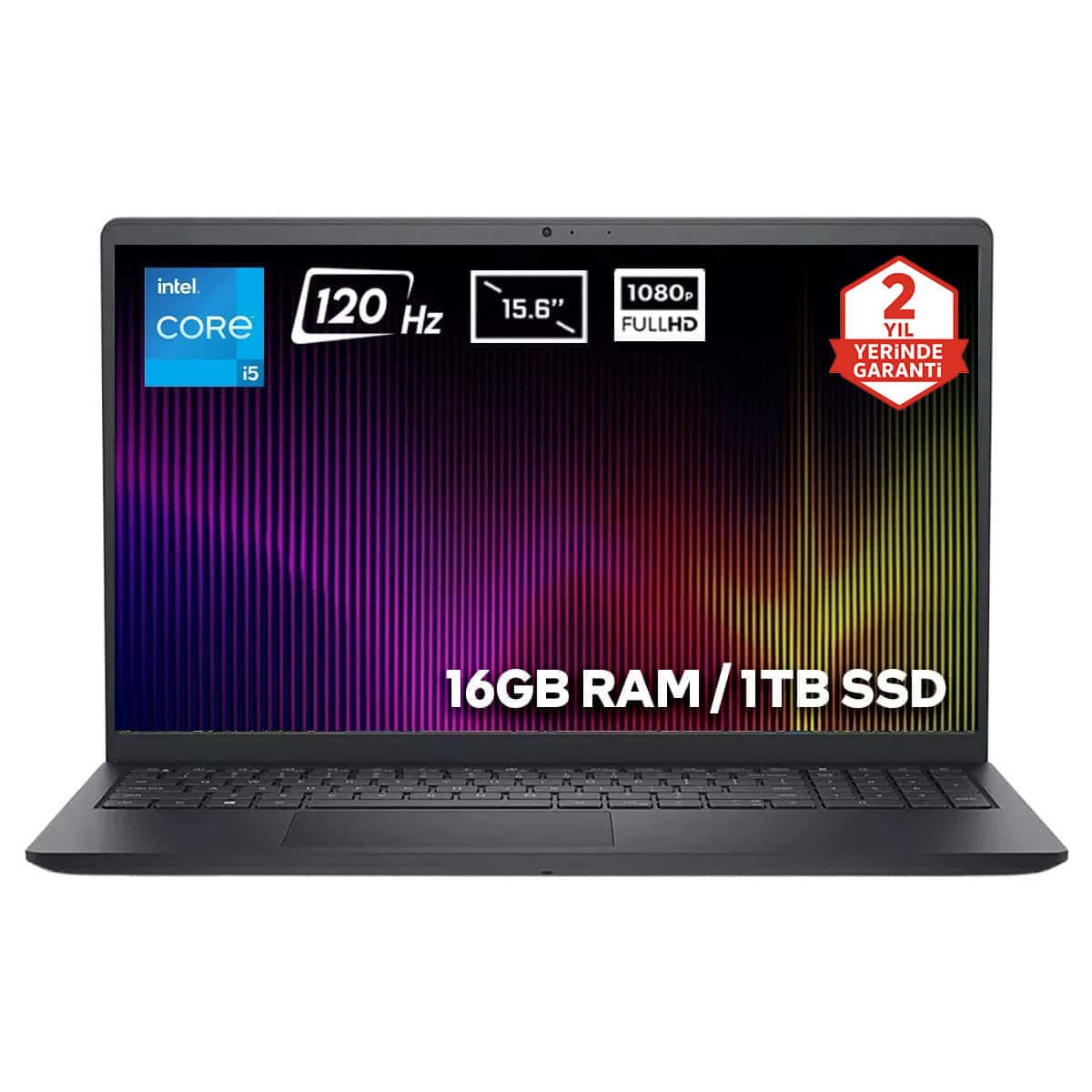 Dell Inspiron 15 3520 Intel Core I5 1235u 16gb 1tb Ssd 15.6 Inç Full Hd 120hz Ips Ubuntu Laptop (i35201003uv2) 2 Yıl Yerinde Servis Garantisi 1
