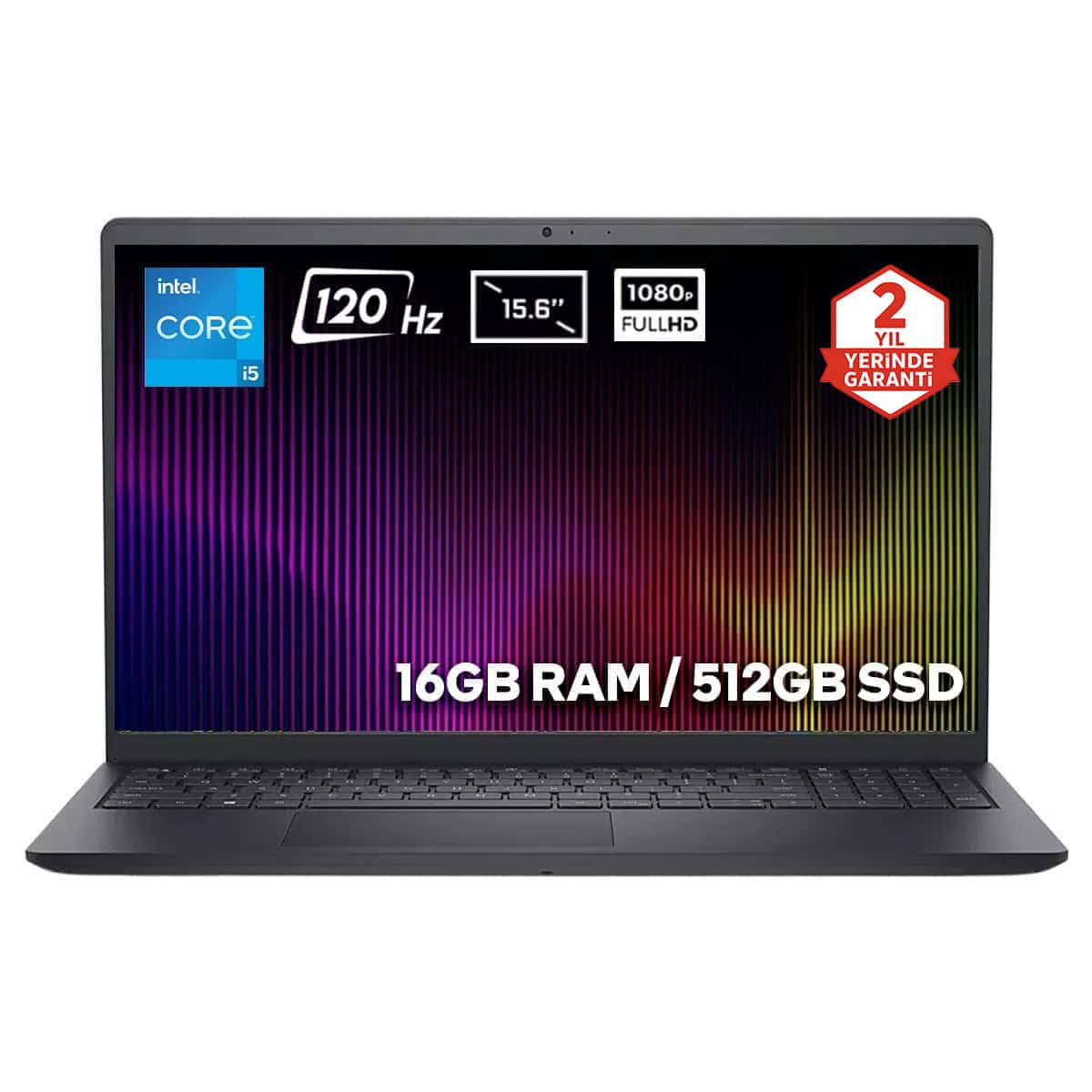 Dell Inspiron 15 3520 Intel Core I5 1235u 16gb 512gb Ssd 15.6 Inç Full Hd 120hz Ips Ubuntu Laptop (i35201003uv1) 2 Yıl Yerinde Servis Garantisi 1