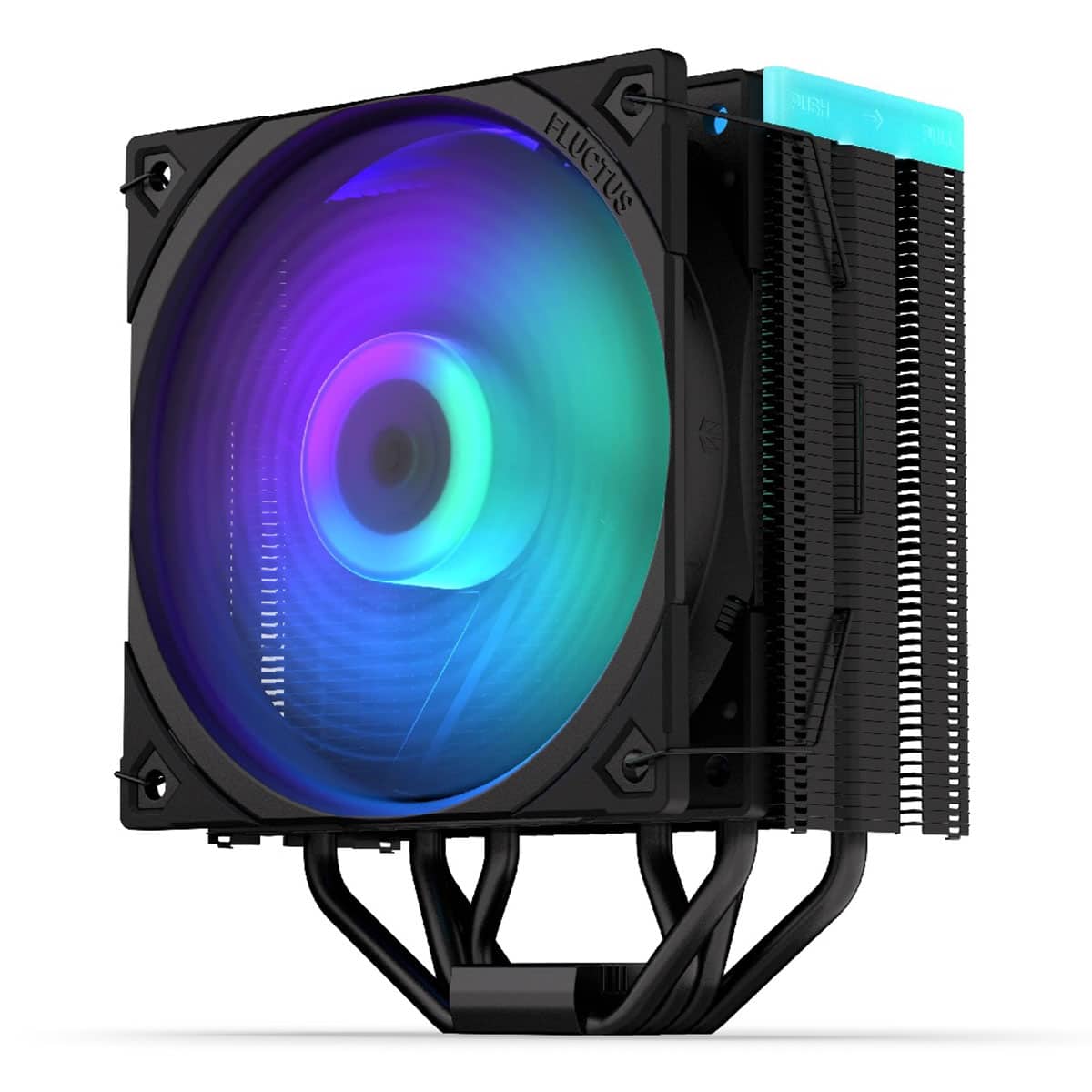 Endorfy Fera 5 Black Argb Fluctus 120mm Pwm 4 Isı Borulu Intel Amd Uyumlu Hava Soğutucu (ey3a012) 1