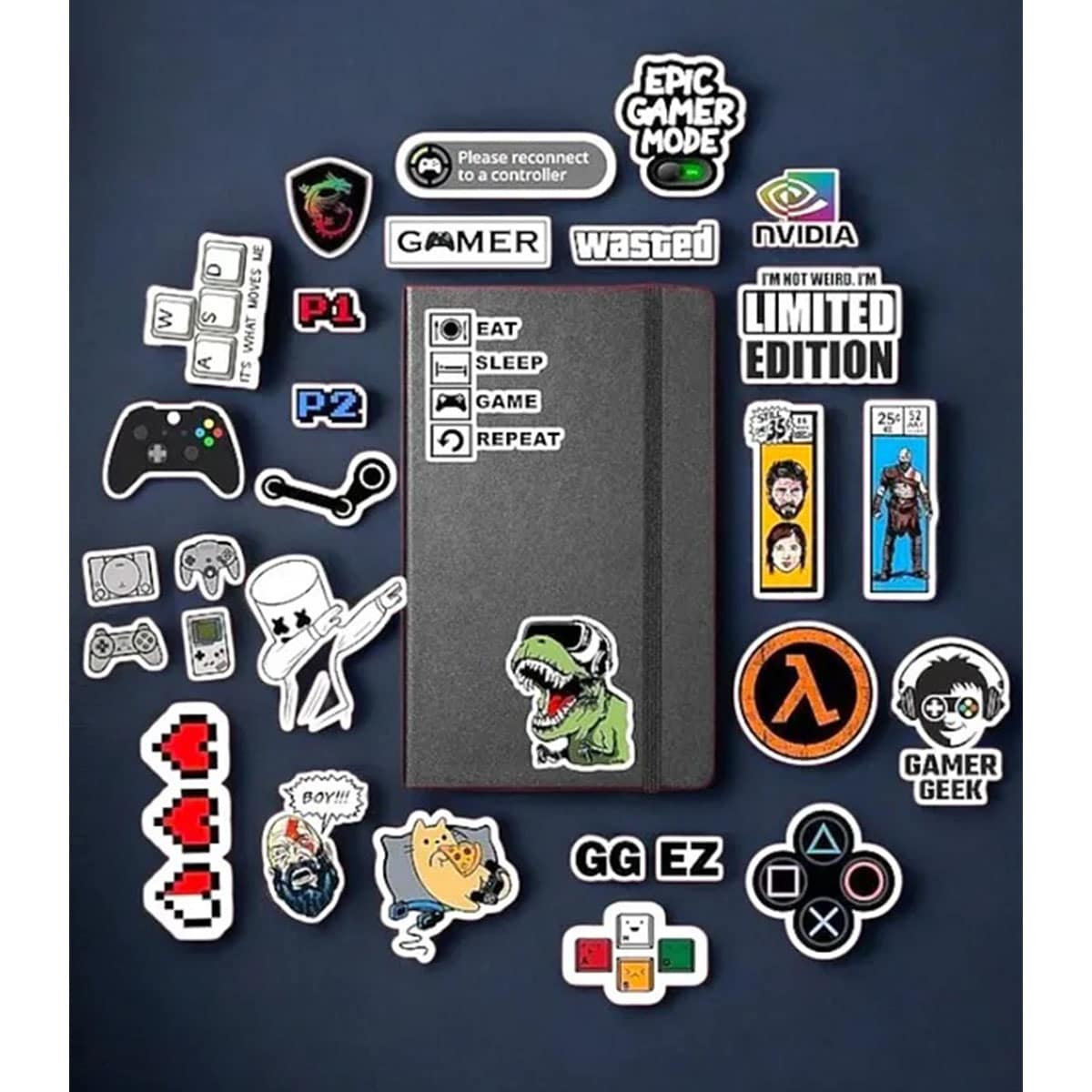 Gaming Sticker Seti 25 Adet 1