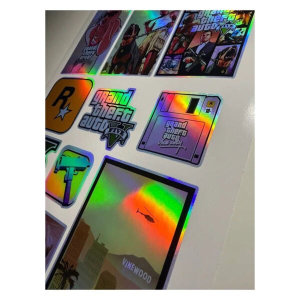 Gta V Hologram Sticker Seti 2