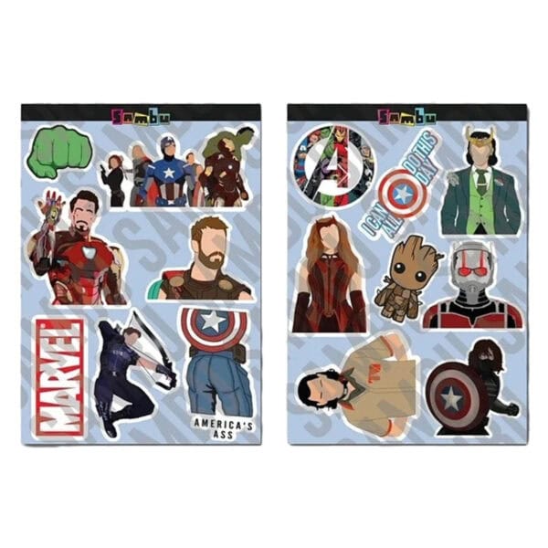 Marvel Sticker Seti 2