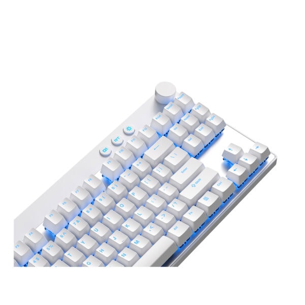 Mchose Mix 87 Beyaz 80 Apollo Manyetik Switch 8k Hz Hall Effect Rgb Hotswap Mekanik Gaming Klavye Mc Mix87 4 4