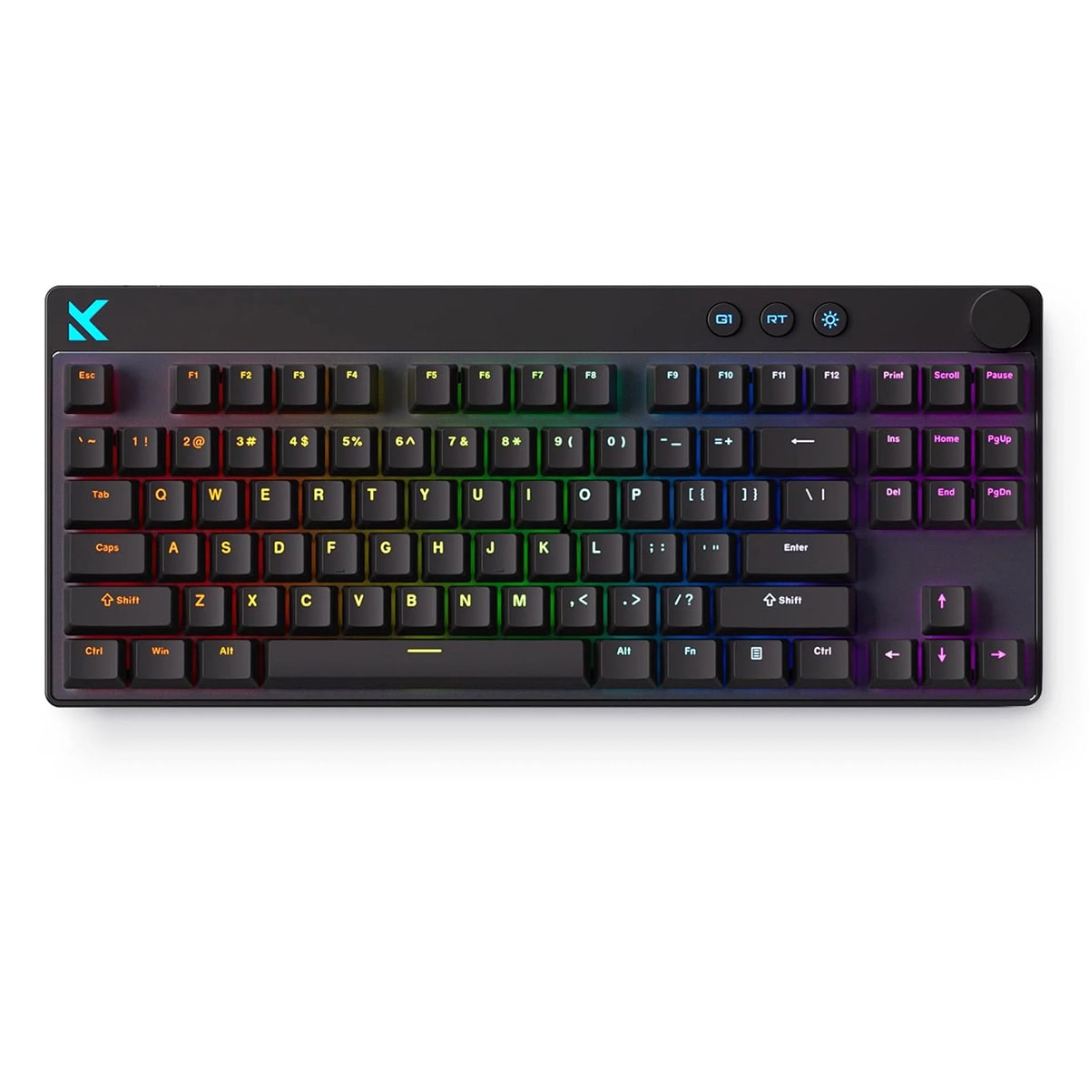 Mchose Mix 87 Siyah 80 Lightning Manyetik Switch 8k Hz Hall Effect Rgb Hotswap Mekanik Gaming Klavye Mc Mix87 1 1