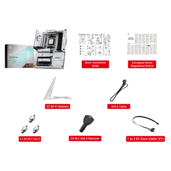 Msi B850 Gaming Plus Wifi Pz 8200mhz (oc) Ddr5 Soket Am5 M.2 Dp Atx Anakart 11