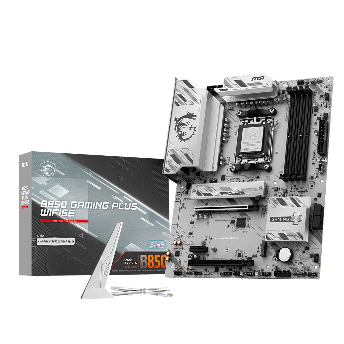 Msi B850 Gaming Plus Wifi6e 8200mhz (oc) Ddr5 Soket Am5 M.2 Hdmi Dp Atx Anakart 1