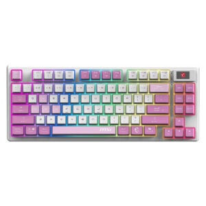 Msi Forge Gk600 Tkl Wireless Violet Rgb Kablosuz Hotswap Türkçe Mekanik Gaming Klavye 1