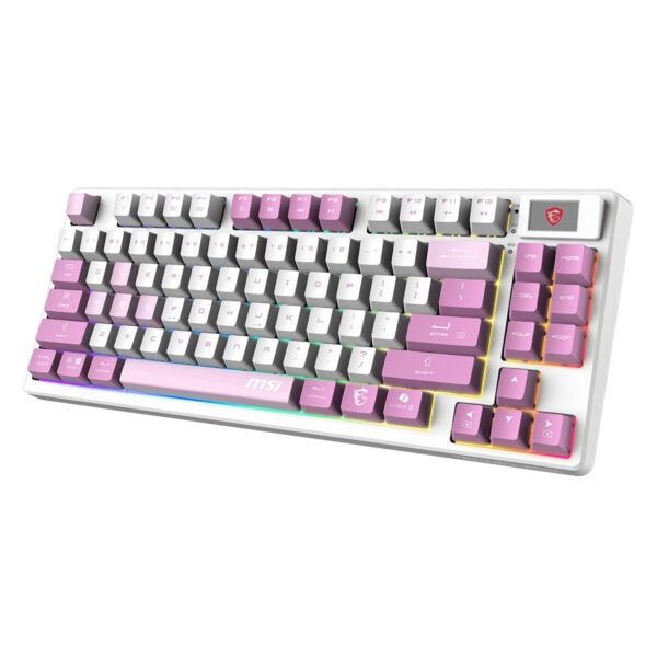 Msi Forge Gk600 Tkl Wireless Violet Rgb Kablosuz Hotswap Türkçe Mekanik Gaming Klavye 7