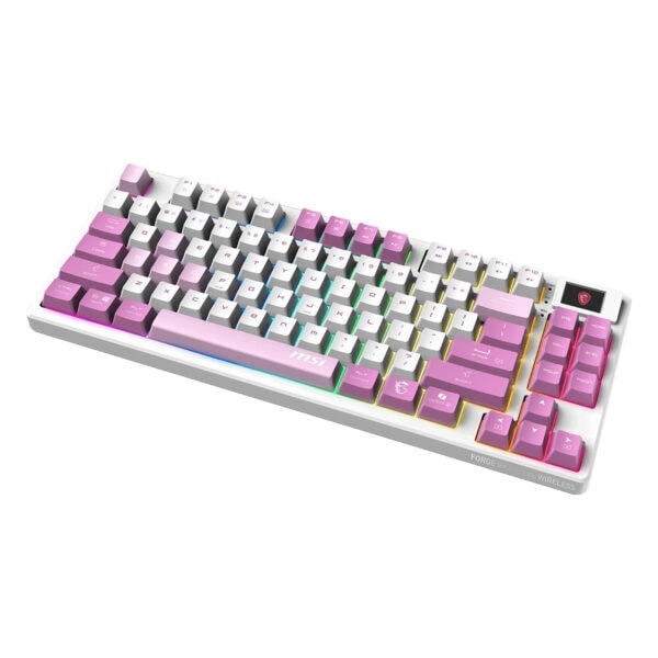 Msi Forge Gk600 Tkl Wireless Violet Rgb Kablosuz Hotswap Türkçe Mekanik Gaming Klavye 9