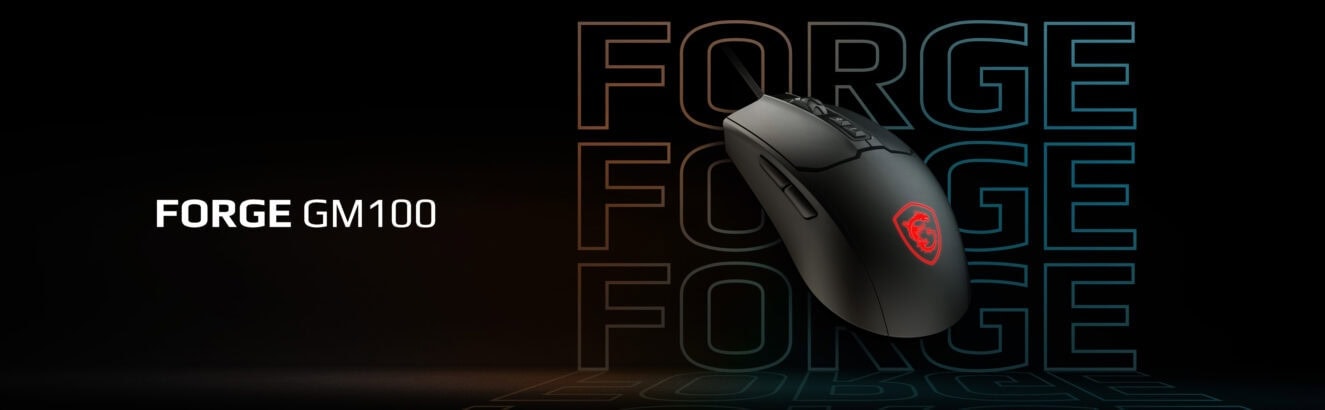 MSI FORGE GM100 RGB Gaming Mouse h1