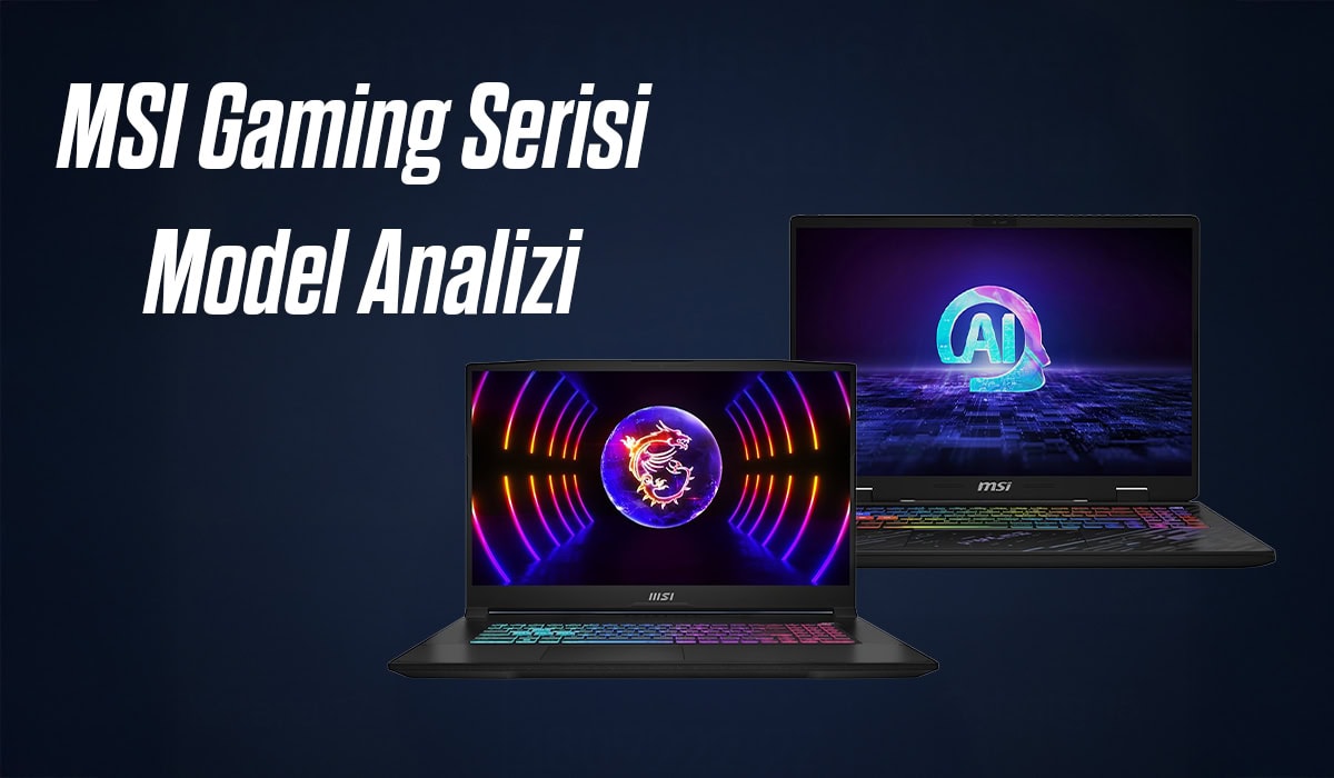 Yapay zeka ve oyun teknolojileriyle güçlendirilmiş MSI Gaming dizüstü bilgisayar modelleri, yüksek performans ve görsel kalite sunar.