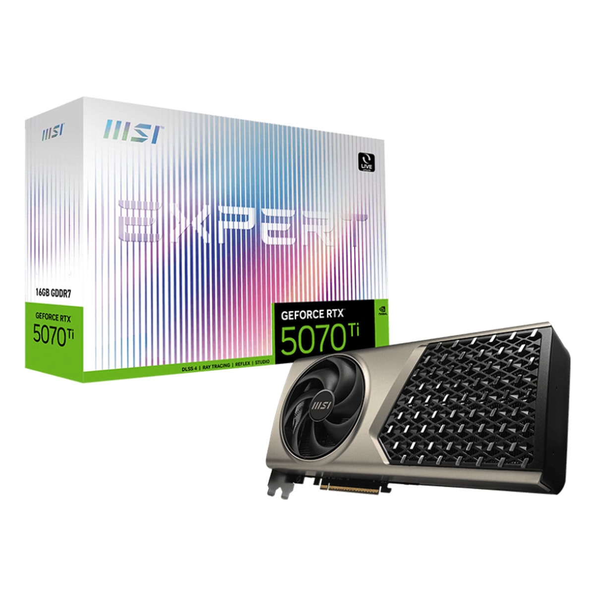 Msi Geforce Rtx 5070 Ti 16g Expert 16gb Gddr7 256 Bit Dlss 4 Ekran Karti G1