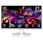 Msi Mag 272qpw Qd Oled X28 26.5 Inç 280hz 0.03ms 2k Wqhd Adaptive Sync Beyaz Pivot Gaming Monitör 1