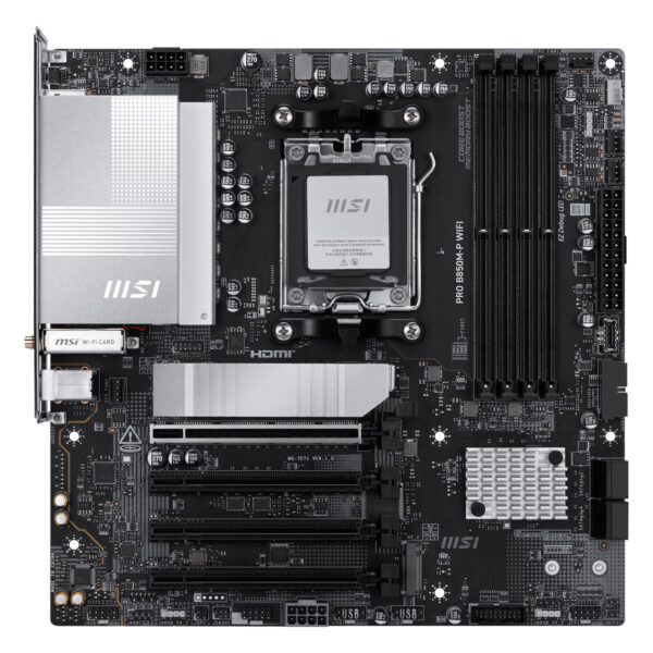 Msi Pro B850m P Wifi 8200mhz (oc) Ddr5 Soket Am5 M.2 Hdmi Dp Matx Anakart 2