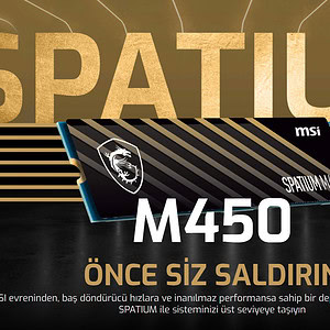 DDR4 RAM DDR4 16GB 3200MHz Gaming Belleği, MSI SPATIUM M450 SSD ile yüksek performans ve hız sağlar, oyun deneyiminizi bir üst seviyeye taşır. Yüksek hızda oyun ve işleme imkanı sunan bu donanım, güçlü sistemler için ideal. Gelişmiş soğutma ve dayanıklı tasarımıyla uzun ömürlü kullanım sağlar, bilgisayarınızın hızını artırmak için en iyi seçim.