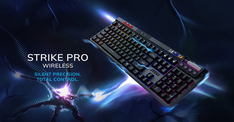 Msi Strike Pro Wireless Tanitildi Sessiz Hassasiyet Sinirsiz Performans