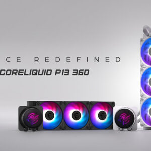Yüksek performanslı bilgisayar soğutma fanları ve oyuncu donanımları, RGB ışıklandırmalı MRG CoreLiquid P13 360 soğutucu sistemleri, oyun ve bilgisayar bileşenleri için ideal.