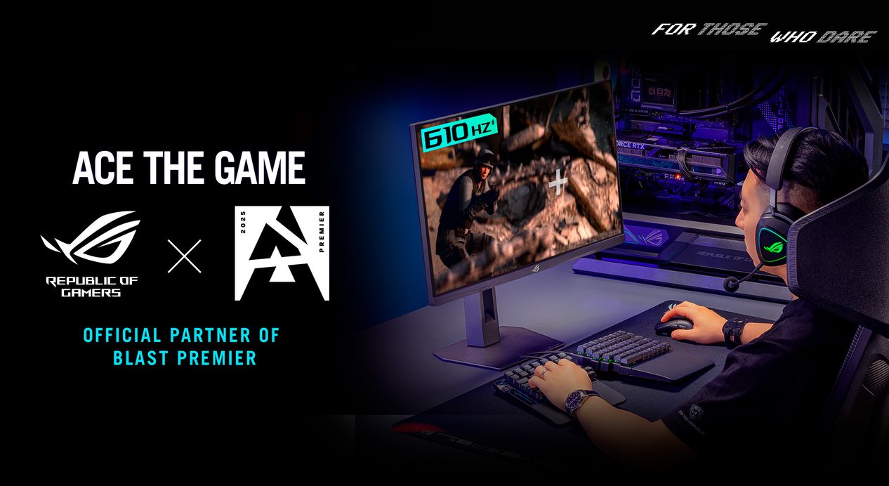 Rog Strix Xg248qsg Ace 2025 Blast Counter Strike 2 Turnuvalarinin Resmi Monitoru Olarak Secildi