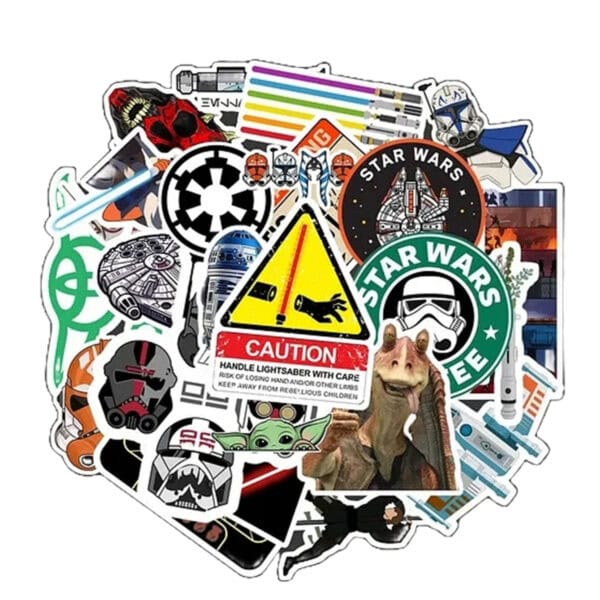 Star Wars Sticker Paketi 24 Adet 2