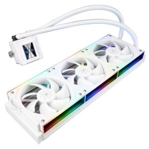 Gelişmiş RGB aydınlatmalı bilgisayar su soğutucu pompa ve fan seti, yüksek performanslı ve estetik tasarım, gaming ve bilgisayar özelleştirme için ideal.