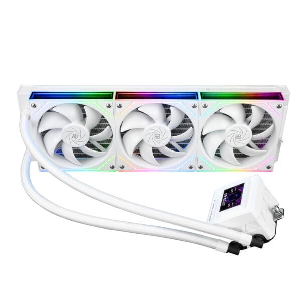 Yüksek performanslı sıvı soğutmalı bilgisayar ekran kartı, RGB aydınlatmalı fanlar ve gelişmiş soğutma teknolojisi ile oyun tutkunları için ideal.