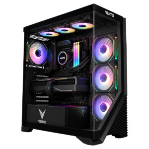 Vento Vg4202fla 4x120mm Argb Fan Temperli Cam Usb 3 0 Hydro K Pro 750w 80 Bronze Full Tower E Atx Gaming Kasa T2