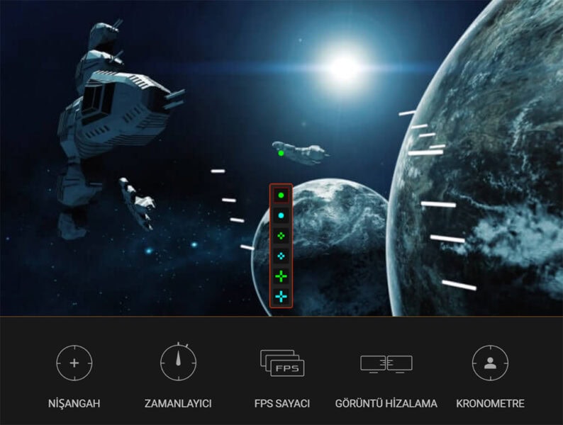 TUF Gaming VG249QM5A Yüksek çözünürlüklü ASUS TUF Gaming monitör, 23.8 inç, 240Hz yenileme hızı, IPS panel, 0.3ms tepki süresi ve NVIDIA G-SYNC desteği ile üstün oyun deneyimi sağlar.