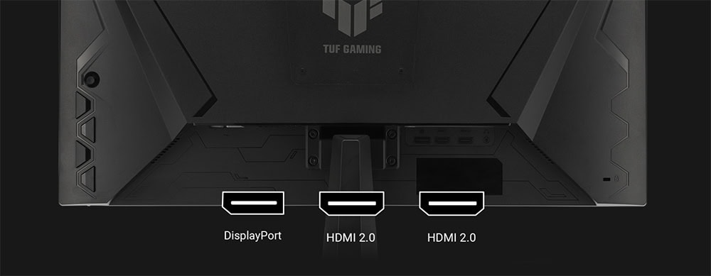 TUF Gaming VG249Q5A Yüksek çözünürlüklü ekran ve HDMI 2.0 portlarıyla gaming monitörü, üstün görüntü kalitesi ve oyun deneyimi sağlar.