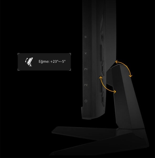 TUF Gaming VG259Q5A Yüksek kaliteli Asus TUF Gaming 24.5 inç monitör, hızlı 200Hz yenileme hızı, IPS ekran ve düşük 0.3ms tepkime süresi ile yüksek performanslı oyun monitörü.