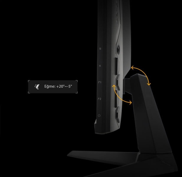 TUF Gaming VG27AQ5A Yüksek çözünürlüklü ASUS TUF Gaming 27 inç monitör, 2560x1440 QHD ekran, IPS panel ve hızlı tepki süresi ile mükemmel oyun deneyimi sunar.