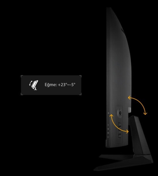 Canlı renkler ve geniş ekranıyla ASUS TUF Gaming 31.5 inç monitör, yüksek performans ve akıcı oyun deneyimi sunar, gamerlar için ideal.