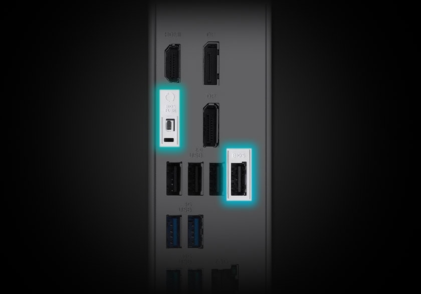 PRIME B850M-A-CSM Yüksek hızlı USB ve HDMI bağlantı noktaları içeren bilgisayar anakartı, modern oyun ve grafik tasarımı için uygun, detaylı teknoloji görüntüsü.