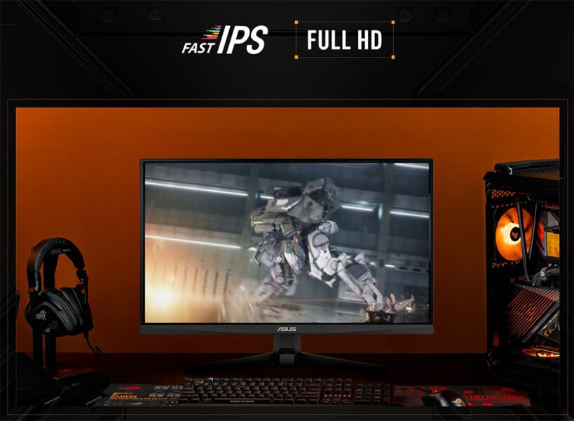 TUF Gaming VG249QM5A Yüksek çözünürlüklü ASUS TUF Gaming monitör, 23.8 inç, 240Hz yenileme hızı, IPS panel, 0.3ms tepki süresi ve NVIDIA G-SYNC desteği ile üstün oyun deneyimi sağlar.