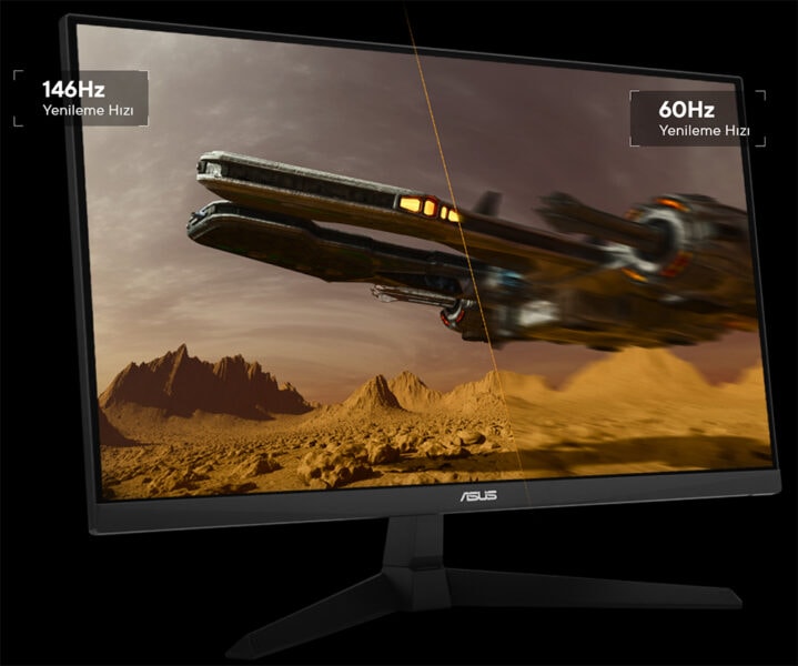 TUF Gaming VG279QE5A 27 inç ASUS TUF Gaming monitör, yüksek hızlı 146Hz yenileme hızı ve IPS ekran özelliği ile oyun deneyimini zirveye çıkarır. Elmb Sync ve Shadow Boost teknolojileri ile sorunsuz ve net görüntü sağlar.