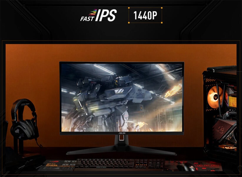 TUF Gaming VG27AQM5A Fazla hızlı IPS 1440p oyun monitörü, yüksek çözünürlük ve akıcı görüntüleme özellikleriyle üstün performans sağlar. Oyuncular için tasarlanmış, güçlü bilgisayar ve stoğu destekleyen ekran.
