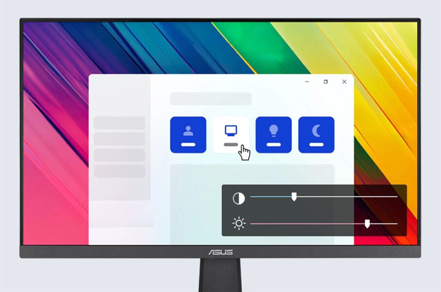 VA27DQFR Yüksek kaliteli ASUS 27 inç monitör, IPS ekran, 100Hz yenileme hızı, 1ms MPRT, DisplayPort, geniş görüş açıları ve net görüntü performansı sunar.