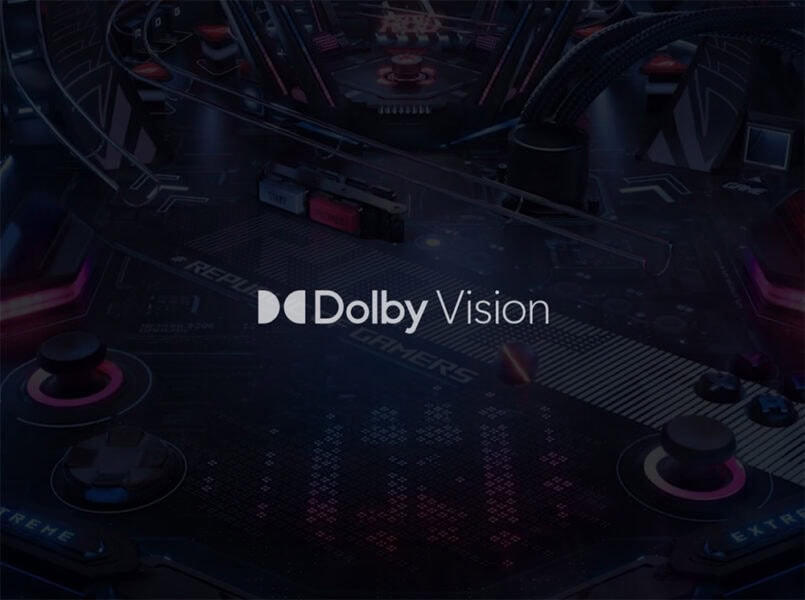 ROG Swift OLED PG32UCDMZ Yapay zeka ve ve Dolby Vision teknolojisiyle donatılmış yüksek performanslı oyun bilgisayarı, mükemmel grafik ve ses deneyimi sağlar, oyun keyfinizi artırır.
