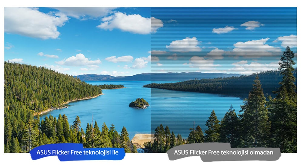 VA27DQFR Yüksek kaliteli ASUS 27 inç monitör, IPS ekran, 100Hz yenileme hızı, 1ms MPRT, DisplayPort, geniş görüş açıları ve net görüntü performansı sunar.
