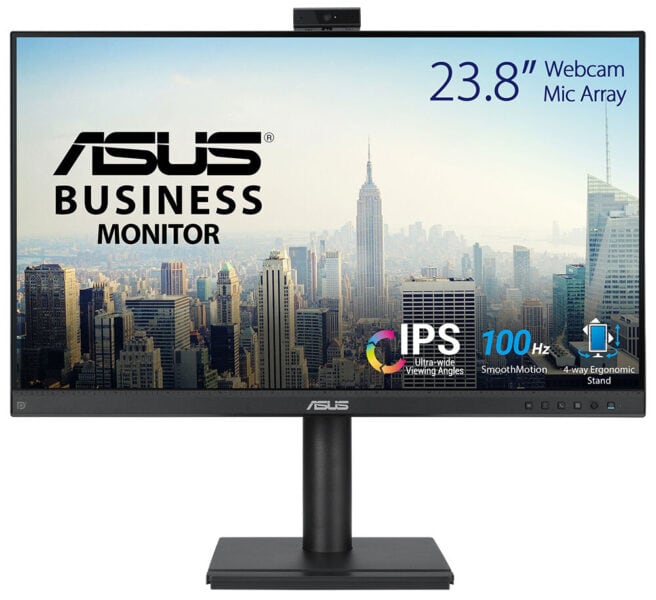 Yüksek çözünürlüklü ASUS iş monitörü, 23.8 inç ekran ve IPS panel ile net ve geniş görüş açıları sağlar. Çoklu bağlantı seçenekleri ve ergonomik stand ile verimliliği artırır.