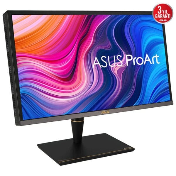 Görüntü kalemli bir ASUS ProArt monitör, renkli ve kabartmalı ekran tasarımıyla dikkat çekiyor. Profesyonel grafik ve tasarım için ideal yüksek çözünürlüklü ekran, şık ve modern tasarım, iyi performans sağlar. 3 yıl garanti ile güvenilirlik sunar.