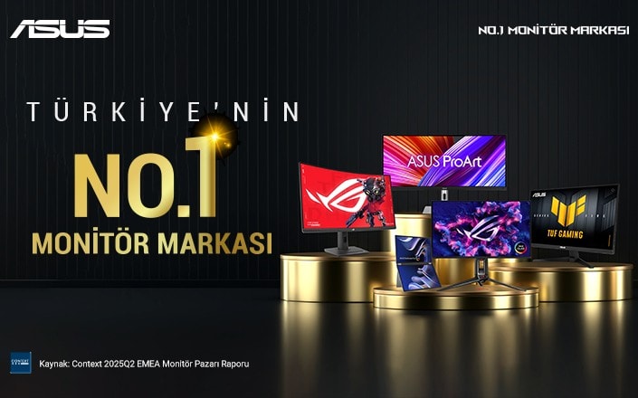 Yüksek çözünürlüklü ASUS oyun monitörleri, Türkiye'nin en iyi gaming monitörleri, profesyonel ve yüksek performanslı ekranlar, oyun ve görsel tasarım için ideal.