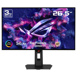 Asus Rog Strix Oled Xg27aqdmgr 26.5 Inç 240hz 0.03ms 2k Qhd Adaptive Sync Woled Pivot Gaming Monitör 1