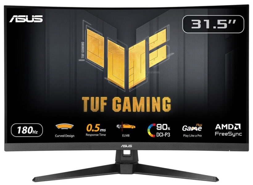Canlı renkler ve geniş ekranıyla ASUS TUF Gaming 31.5 inç monitör, yüksek performans ve akıcı oyun deneyimi sunar, gamerlar için ideal.