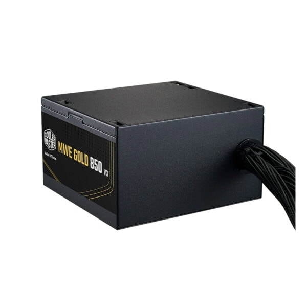Yüksek performanslı Cooler Master MWE Gold 850W güç kaynağı, oyun ve bilgisayar sistemleri için güvenilir ve enerji verimli güç sağlar.