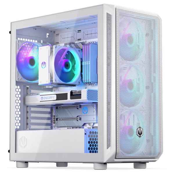 Endorfy Arx 700 White Argb Mesh Temperli Cam Usb 3 2 Gen 2 Mid Tower Atx Gaming Kasa Ey2a017 T2