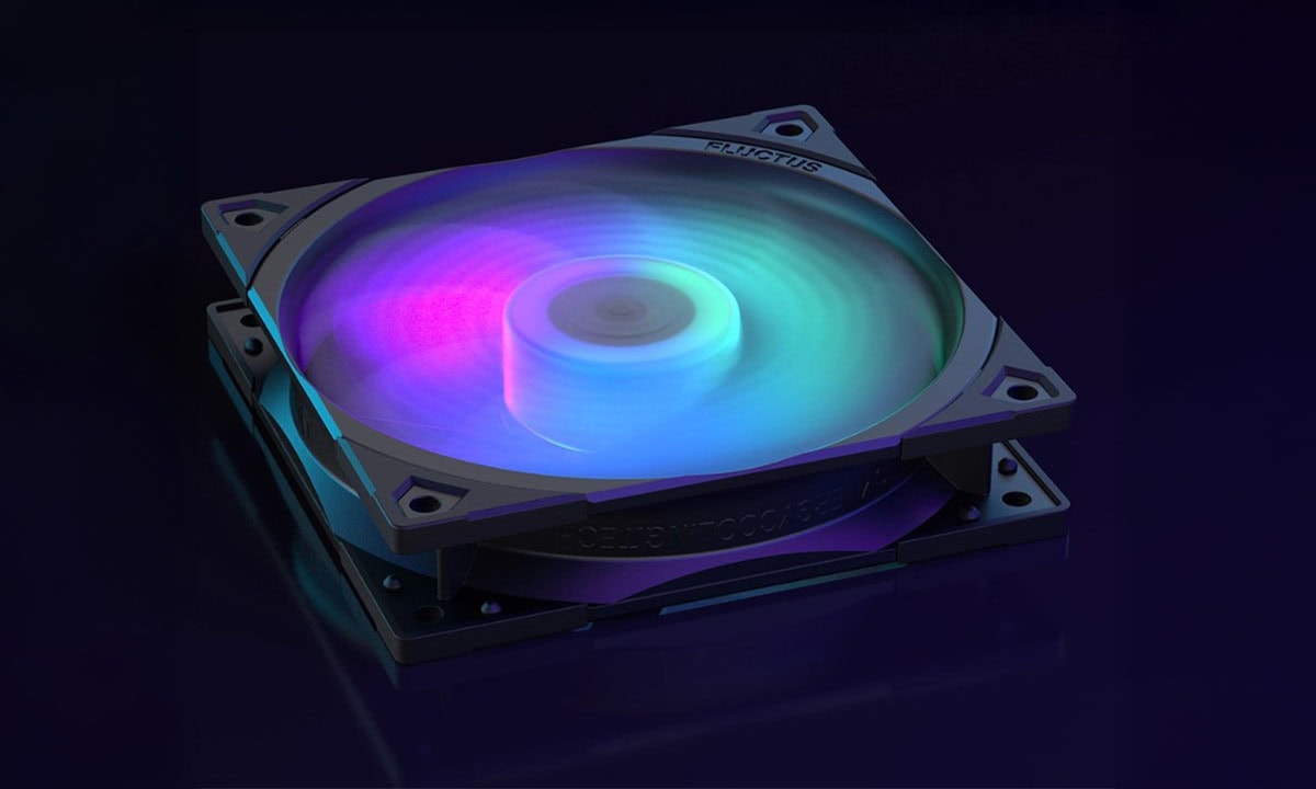 Yüksek kaliteli RGB aydınlatmalı bilgisayar fana, oyun ve bilgisayar donanımı soğutması için kullanılır, performansı artırmak amacıyla tasarlanmış modern soğutucu fan.