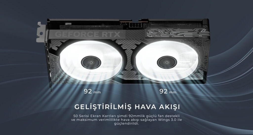 GALAX GeForce RTX 5050 1-Click OC V2 8GB Ekran Kartı h7