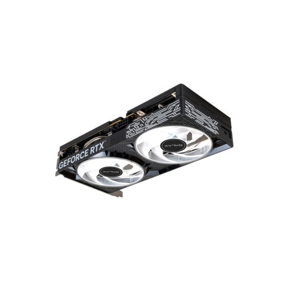 Yüksek performanslı Nvidia GeForce RTX grafik kartı, çift fana ve etkileyici tasarıma sahip, oyun ve grafik işlemleri için ideal, soğutmalı ve gelişmiş grafik teknolojisi ile donatılmış.
